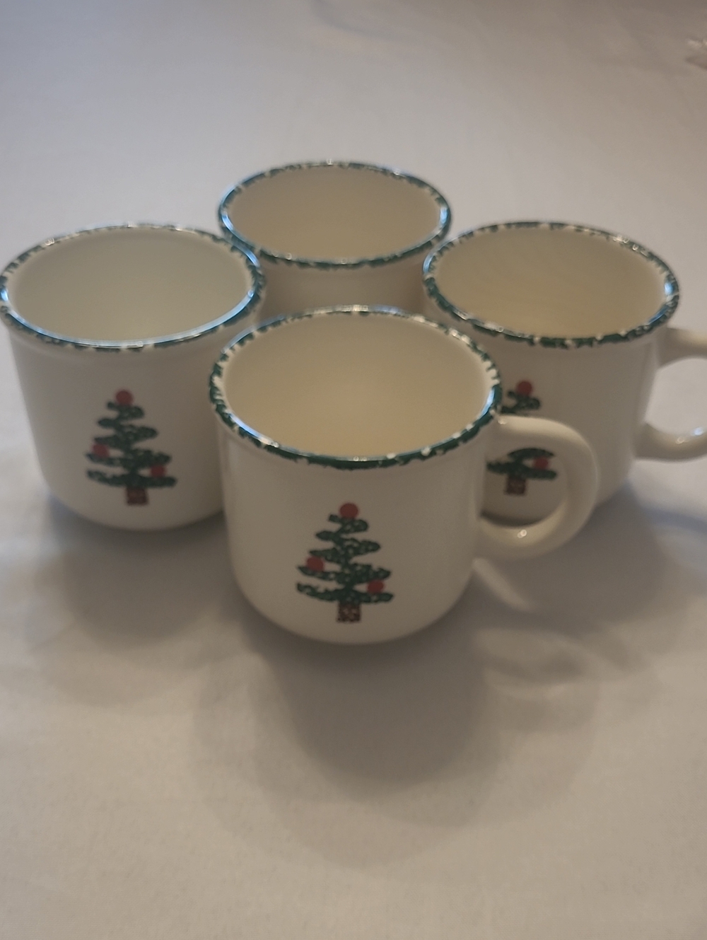 Set of 4 Furio Christmas Tree Mugs